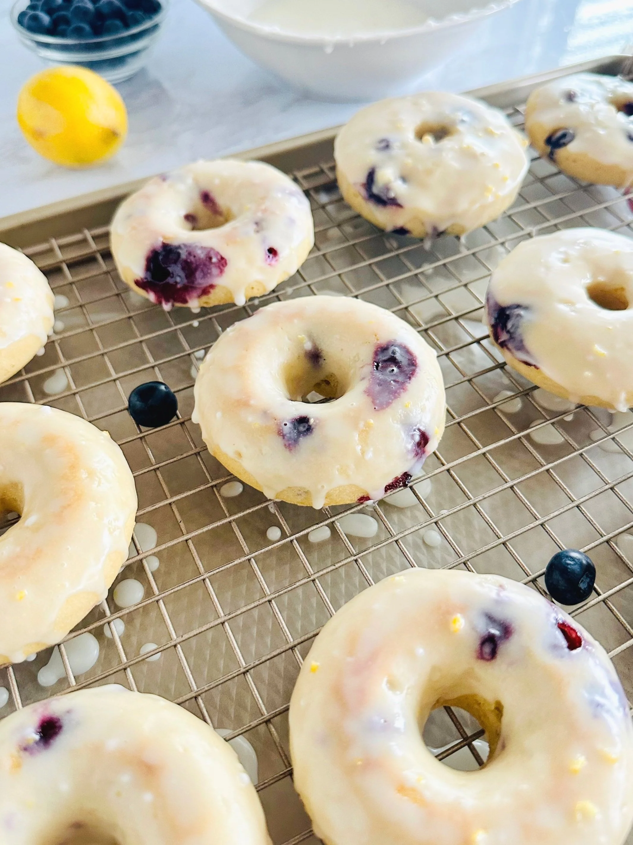 Blueberry Cake Donuts — CHYNA B'S SWEETS